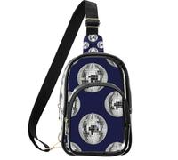 linqin Borsa a tracolla per spettatori sportivi con doppia modalità di | Cinghia in cotone per tutte le stagioni, uso quotidiano con ampia cinghia, sollievo dalla pressione, palline da discoteca