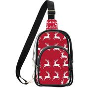 linqin Borsa a tracolla trasparente per eventi con scomparto principale | Dimensioni 17,1 x 10,2 x 25,7 cm, rispetta le regole di sicurezza della sede, cinghia larga per alleviare la pressione