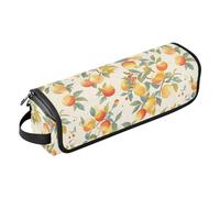 linqin Borsa da viaggio per strumenti per capelli con tappetino rimovibile resistente al calore di grande capacità, organizer per piastra per capelli arricciacapelli, piastra per capelli piatta, borsa