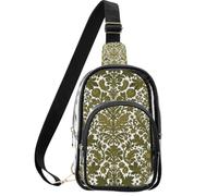 linqin Borsa trasparente per spettatori sportivi con tasca posteriore | Hardware in metallo con cerniera, rispetta le regole di sicurezza del luogo, nessun dolore alle spalle