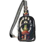linqin Borsa trasparente per viaggiatori all'aperto con doppia modalità di | Hardware della chiusura lampo in metallo, Soddisfare le regole di sicurezza, Cerniere in metallo liscio