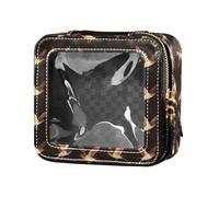 linqin Flying Art Birds - Beauty case trasparente con cerniera, per la cura della pelle, per volare e volare con uccelli, taglia unica, Uccelli volanti, 1 size