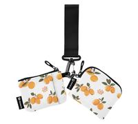 linqin Fresca Nespola Frutta Portamonete da Donna Porta Carte di Grande Capacità Organizzatori di Soldi da Donna con Cinturino da Polso per Lavoro Viaggio 2, Frutta Nespola Fresca, 1 size