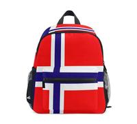 linqin Norvegia Flag mini zaino fionda per bambini borse di sicurezza con nome tag per ragazzi bookbags per bambini 4 e 5 bolso escolar para adolecente