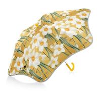 linqin Simpatico Narciso Oro Ombrelli per bambini Ombrelli Pioggia & Antivento Ombrello con Striscia Riflettente Antivento Ombrello da Viaggio a Prova di Pizzico per Ragazze Ragazzi Bambini Bambini