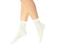 LinRim Calze corte bianche Wear Trasparente, color carne, traspirante cristallo calze corte, bianco, 18-40
