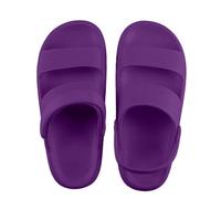 LinRim Ciabatte da bagno unisex, sandali estivi, sandali da spiaggia, per interni ed esterni, antiscivolo, per il bagno, Lilla, DD