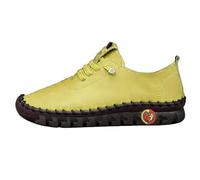 LinRim Mocassini casual da donna, scarpe basse con lacci, comode da guida, scarpe da ginnastica, scarpe da corsa, scarpe da jogging, scarpe per il tempo libero, giallo., 43 EU