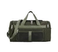 LinRim Valigia per il design delle unghie, 65 l, borsa pieghevole per uomo e donna, borsa da viaggio con scomparto per le scarpe, colore verde, taglia unica