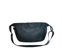 Lin's Liliana Borsa a tracolla da donna in nylon 30×21×11, borsa sportiva a tracolla impermeabile leggera (Nero)
