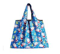 Lin's Liliana Grande borsa pieghevole, 50 x 66 cm, riutilizzabile, leggera, ad asciugatura rapida, antistrappo, per shopping, viaggio, Natale Ii, 50.0 cm x 2.0 cm x 66.0 cm
