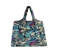Lin's Liliana Grande borsa pieghevole, 50 x 66 cm, riutilizzabile, leggera, ad asciugatura rapida, antistrappo, per shopping, viaggio (foglia)