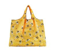 Lin's Liliana Grande borsa pieghevole, 50 x 66 cm, riutilizzabile, leggera, ad asciugatura rapida, antistrappo, per shopping, viaggio (ape)