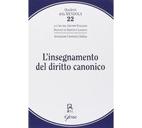 L'insegnamento del diritto canonico