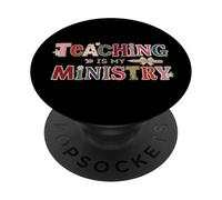 L'insegnamento è il mio ministero Scrapbooking Ransom Nota PopSockets PopGrip Adesivo