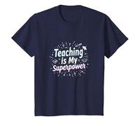 L'insegnamento è Il Mio Orgoglio educatore superpotere Maglietta, Bambini, Navy, 10 Anni
