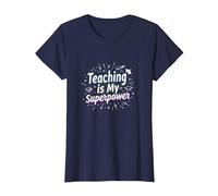 L'insegnamento è Il Mio Orgoglio educatore superpotere Maglietta, Donna, Navy, XL