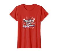 L'insegnamento è Il Mio Orgoglio educatore superpotere Maglietta, Donna, Rosso, 3XL