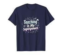 L'insegnamento è Il Mio Orgoglio educatore superpotere Maglietta, Uomo, Navy, XL