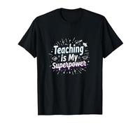 L'insegnamento è Il Mio Orgoglio educatore superpotere Maglietta, Uomo, Nero, 3XL