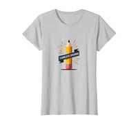 L'insegnamento è Il Mio superpotere: educatore ispiratore, Insegnante Maglietta, Donna, Argento, XS