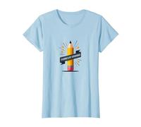 L'insegnamento è Il Mio superpotere: educatore ispiratore, Insegnante Maglietta, Donna, Celeste, XXL