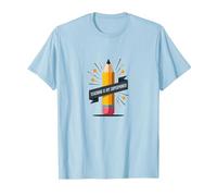 L'insegnamento è Il Mio superpotere: educatore ispiratore, Insegnante Maglietta, Uomo, Celeste, 3XL