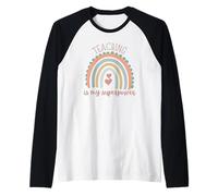 L'insegnamento è Il Mio superpotere Maglia con Maniche Raglan
