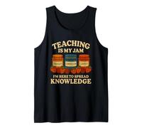 L'insegnamento è la mia marmellata Divertente insegnante professore torna a scuola Canotta