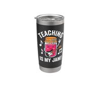 L'insegnamento è la mia marmellata - Educatore divertente dicendo insegnante di scuola Bicchiere termico in acciaio inox doppia parete