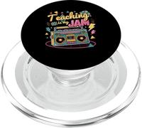 L'insegnamento è la mia marmellata Groovy retrò insegnante torna a scuola PopSockets PopGrip per MagSafe
