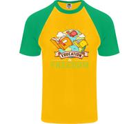 L'Insegnamento È Libertà Insegnante Uomo T-Shirt S/S Baseball