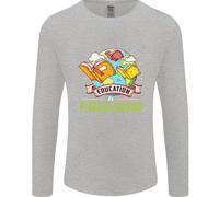 L'Insegnamento È Libertà Maglietta A Maniche Lunghe Uomo