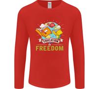 L'Insegnamento È Libertà Maglietta A Maniche Lunghe Uomo