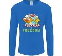 L'Insegnamento È Libertà Maglietta A Maniche Lunghe Uomo