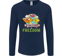 L'Insegnamento È Libertà Maglietta A Maniche Lunghe Uomo