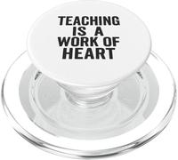 L'insegnamento è un'opera di cuore. stile vintage invecchiato PopSockets PopGrip per MagSafe