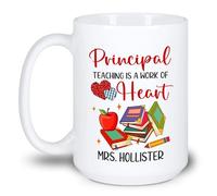 L'Insegnamento Principale È Un'Opera Del Cuore Tazza Mug Durevole Tazze Da Tè Novità Tazza Colazione Regalo Carino Per Natale Regalo Ragazze Festa Della Mamma 330ml