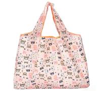 LinsLiliana - Borsa da viaggio pieghevole, grande, 50 x 66 cm, riutilizzabile, ad asciugatura rapida, resistente agli strappi, per shopping, viaggi, gite, morbida e leggera, orso