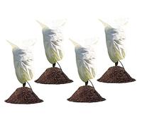 LINSOCLE 4 Pezzi Cappuccio Protezione Piante, Protezione Invernale Piante, 80 X 100cm Sacco di Protezione Invernale, Protezione Piante dal Freddo per Arbusti e Alberi Protegge Le tue Piante dai Danni