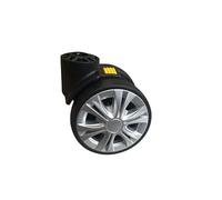 Linsomo Ruota Staccabile Plug-in Ruote universali Rimovibili smontabili Accessori for valigie Parti di Riparazione della puleggia di Ricambio for Bagagli (Color : CL11-Silver-1Wheel)