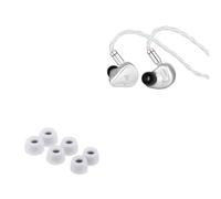 Linsoul Avant 2DD+3B 1MEMS Tri-Brid HiFi Auricolari con Filo Cuffie In-Ear + Kiwi Ears Flow Wide Bore Gommini in Silicone per IEM 3 Misure S/M/L