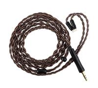 Linsoul Kiwi Ears Terras IEM Cable, Cavo in Rame a Cristallo Singolo 4N 32AWG 4 Core, 1.25 m di Cavi ad Alta Fedeltà con Spina Intercambiabile da 3.5mm/4.4mm per Orchestra Lite Aether Mangird Tea Pro