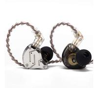 Linsoul KZ ZS10 Pro, monitor auricolare a 5 driver 4BA+1DD, auricolari cablati HiFi, auricolari da gioco, auricolari IEM ibridi, cavo staccabile a 2 pin(senza microfono, nero)