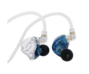 Linsoul KZ ZS10 Pro,In Ear Monitor con 4B 1DD 5 Driver,Cuffie Cablate Hifi,Auricolari da Gaming con Mascherina in Acciaio Inossidabile,Cavo Staccabile per Musicisti(Senza Mic, Blu)
