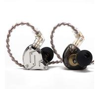 Linsoul KZ ZS10 Pro, monitor auricolare a 5 driver 4BA+1DD, auricolari cablati HiFi, auricolari da gioco, auricolari IEM ibridi, cavo staccabile a 2 pin(senza microfono, nero)