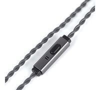 LINSOUL Tripowin Grace Detachable Silver-Plated OFC Cavo Auricolare con Microfono, Connettore 0.78mm 2Pin per Audiophile Sostituzione