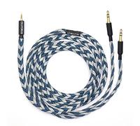 Linsoul Tripowin GranVia Cavo di Ricambio Audio ad Alta Purezza OFC Aggiornato per Cuffie,Lunghezza 2m,Doppia Spina da 3.5mm per HE4XX/HE-400i/HE400se/Goldplanar(Blu,3.5mm)