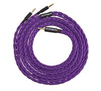 Linsoul Tripowin GranVia Cavo di Ricambio Audio ad Alta Purezza OFC Aggiornato per Cuffie,Lunghezza 2m,Doppia Spina da 3.5mm per HE4XX/HE-400i/HE400se/Goldplanar(Viola,3.5mm)