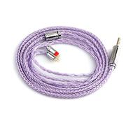 Linsoul Tripowin Zonie IEM Cavo, 16 Core Placcato Argento Cordoni Aggiornati, 1.25m SPC in Ear Monitor Cavi per 7hz Zero:2 Orchestra Lite Cadenza Hype4 Supermix4(2pin 0.78mm, 4.4mm)(Lavanda)